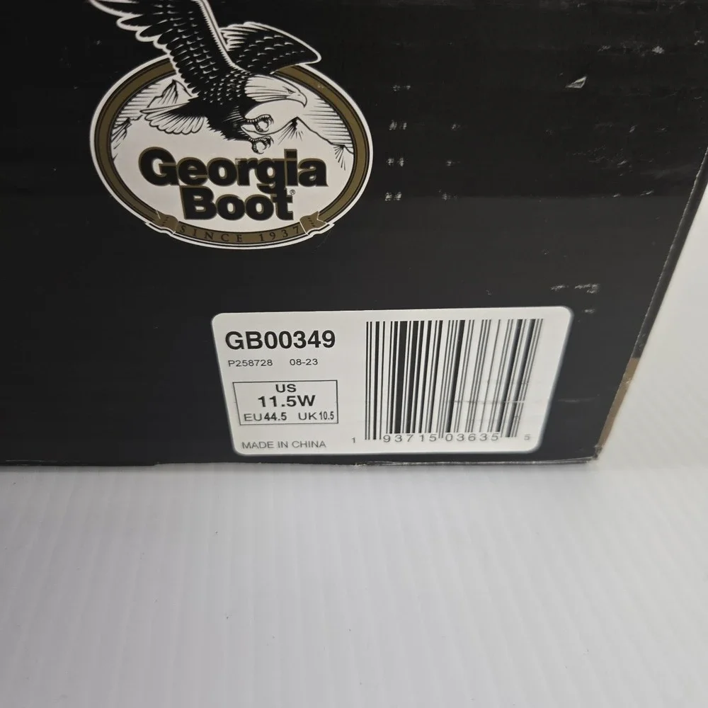 Georgia Boots Wedge 10 Inch Electrical Soft Toe Work  Mens Brown 11.5 W